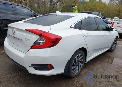 2017 Honda Civic Ex from USA, damaged, VIN 19XFC2F79HE036242